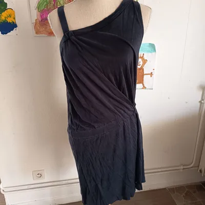 Robe en jean asymétrique one step taille S